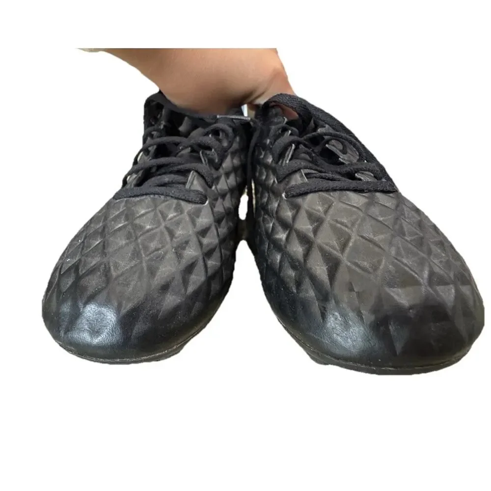 Nike Boys Tiempo Legend 8 Club Soccer Cleats Black/Volt Size 3.5 Youth